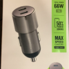 ENERGEA AluDrive D60 USB-C DUO PD30W CAR CHARGER